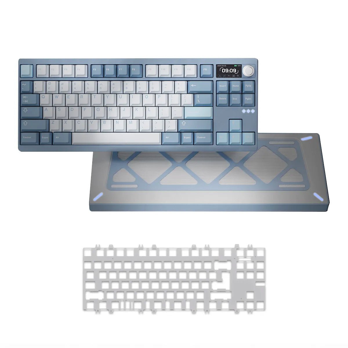 Meletrix Zoom DYNA TKL Keyboard - Sky Blue - Divinikey
