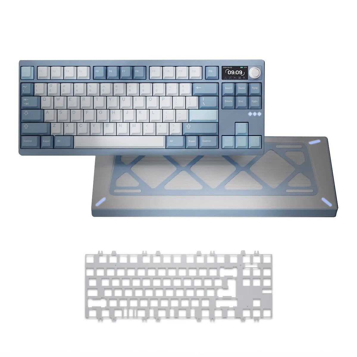 Meletrix Zoom DYNA TKL Keyboard - Sky Blue - Divinikey