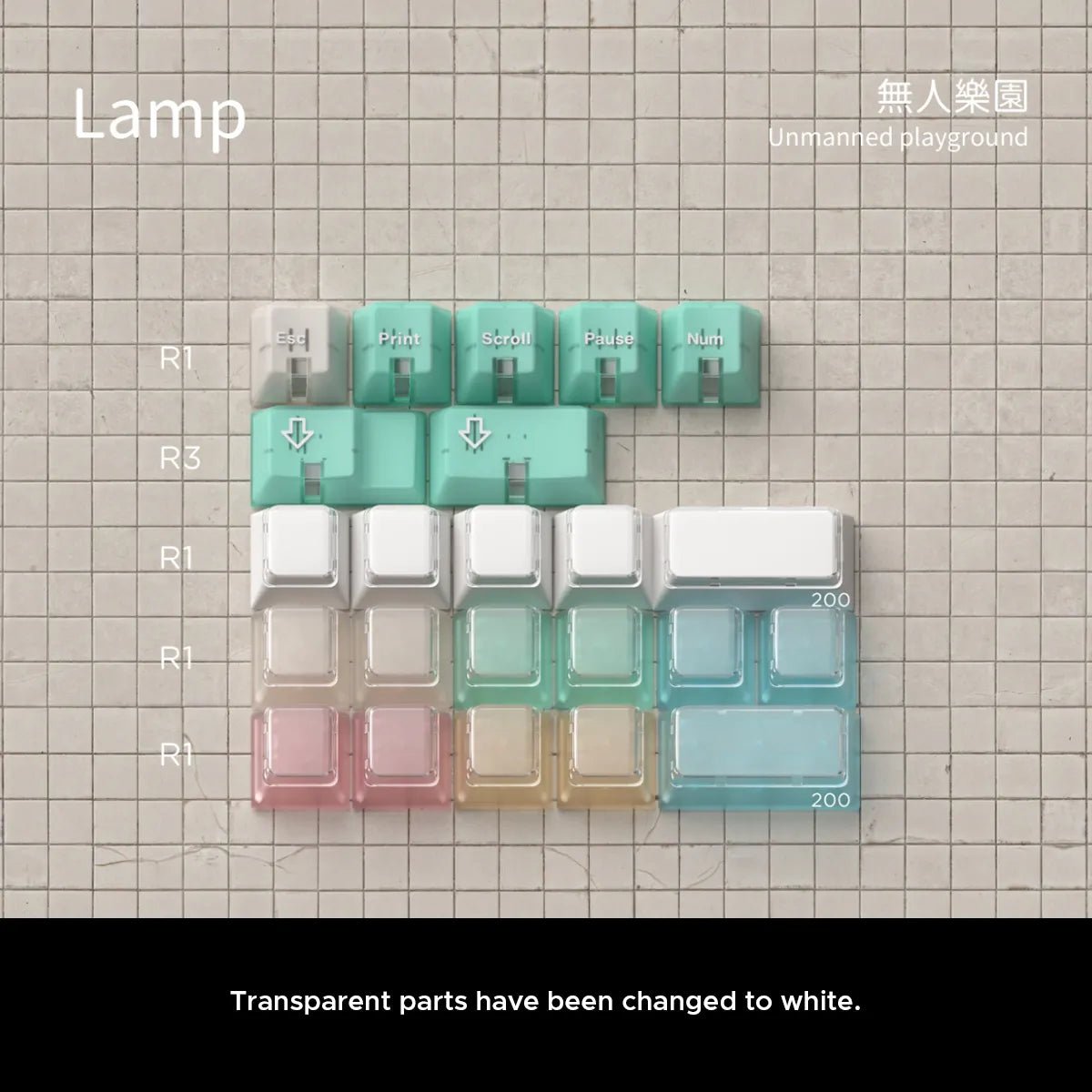 MW Unmanned Playground Keycaps - Divinikey