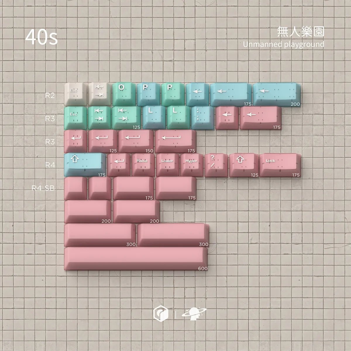 MW Unmanned Playground Keycaps - Divinikey