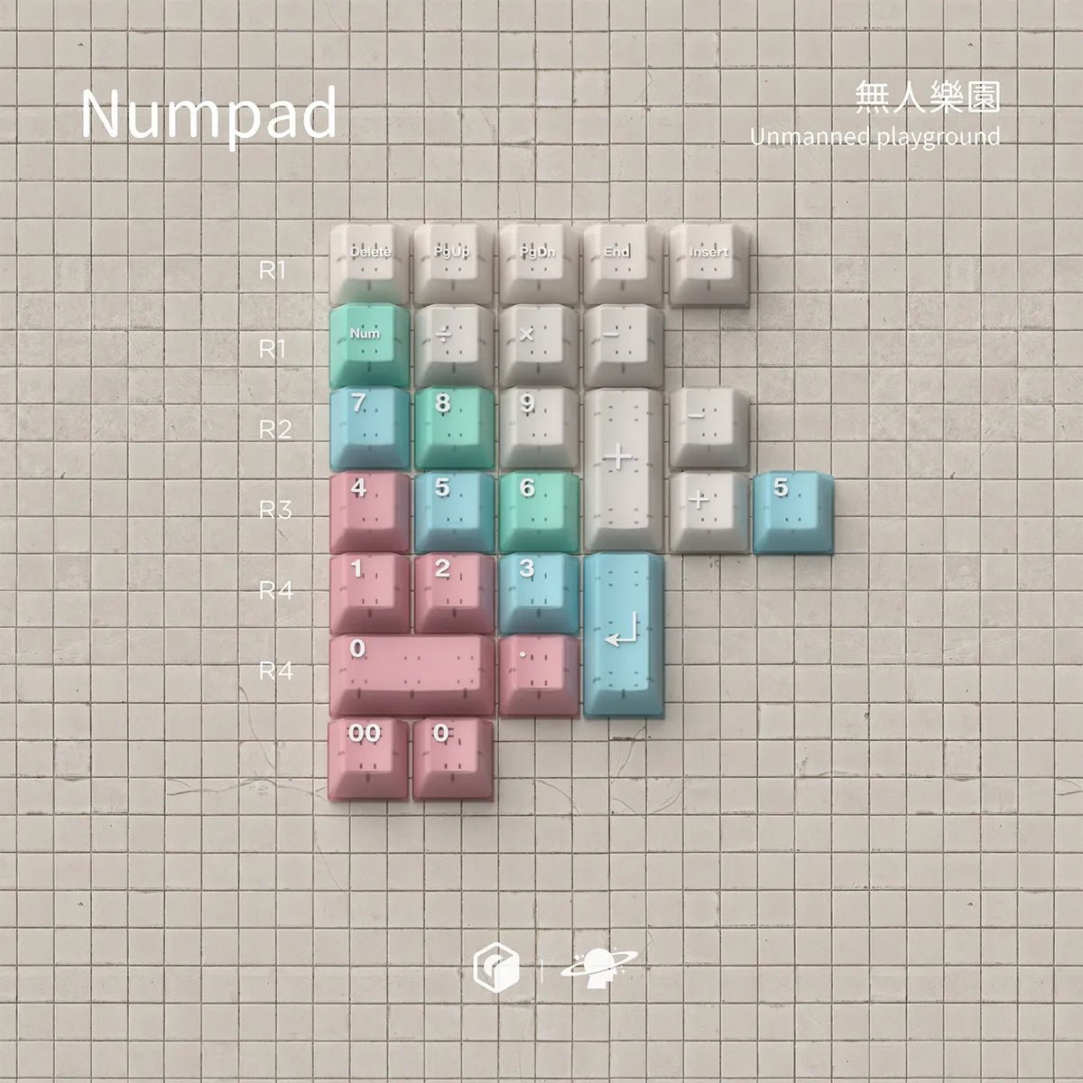 MW Unmanned Playground Keycaps - Divinikey