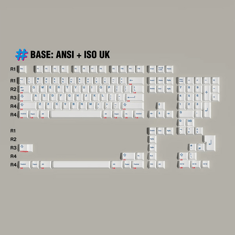 PBT Glitch Keycaps - Divinikey
