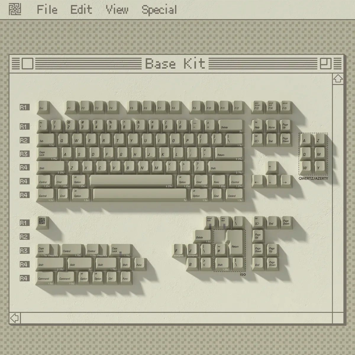 PBTfans 1984 R2 Keycaps - Divinikey