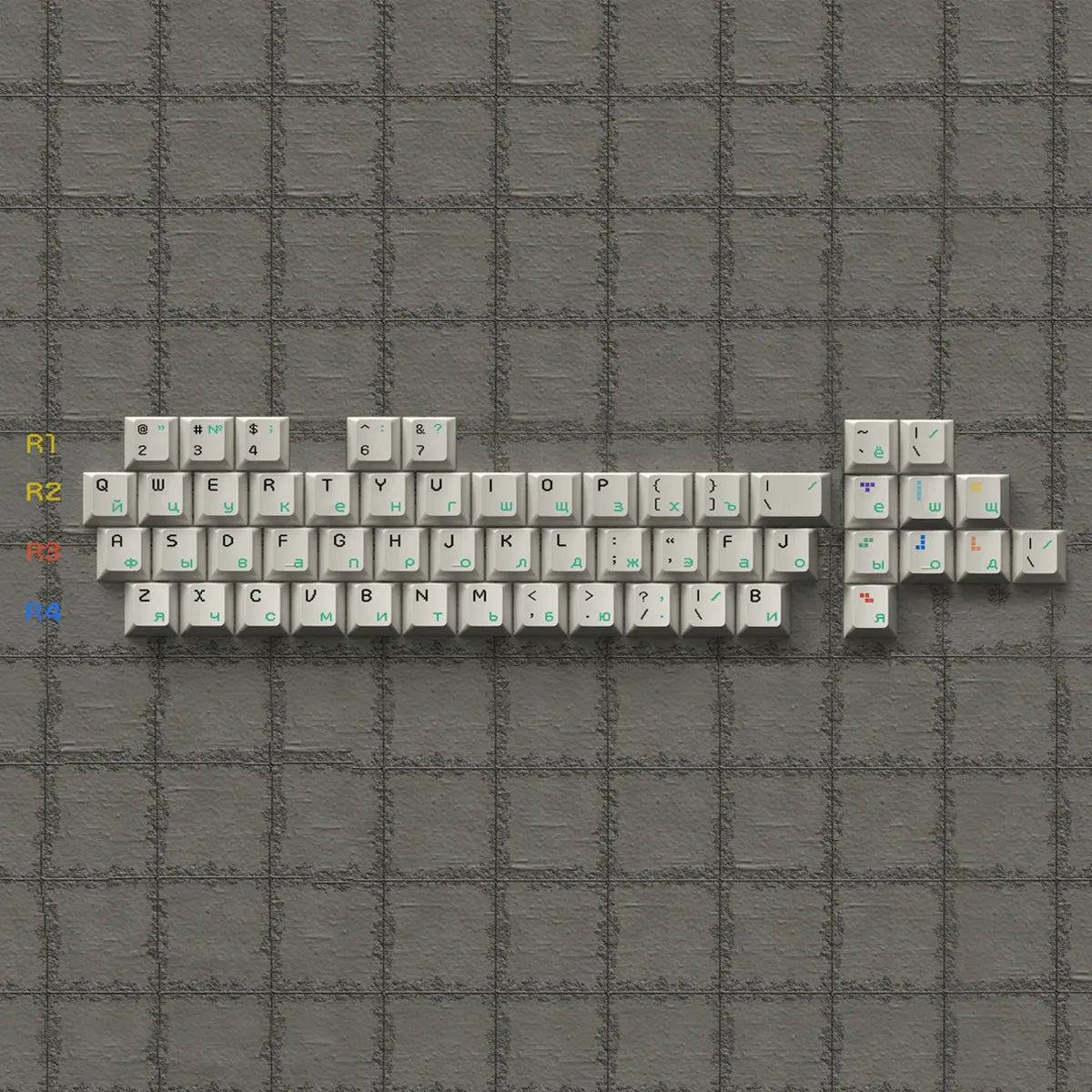 PBTfans Block Game Keycaps - Divinikey