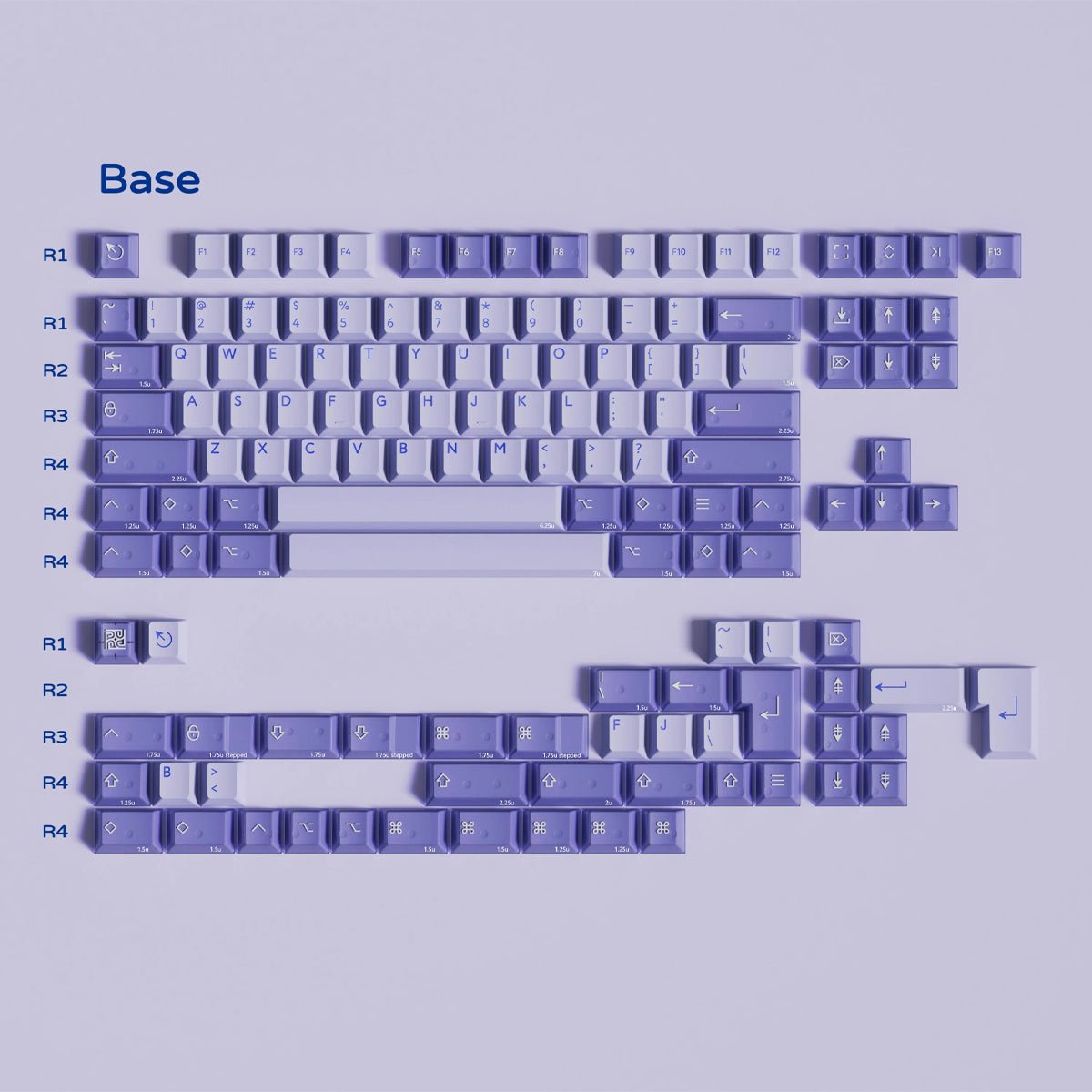 PBTfans Fairy R2 Keycaps - Divinikey