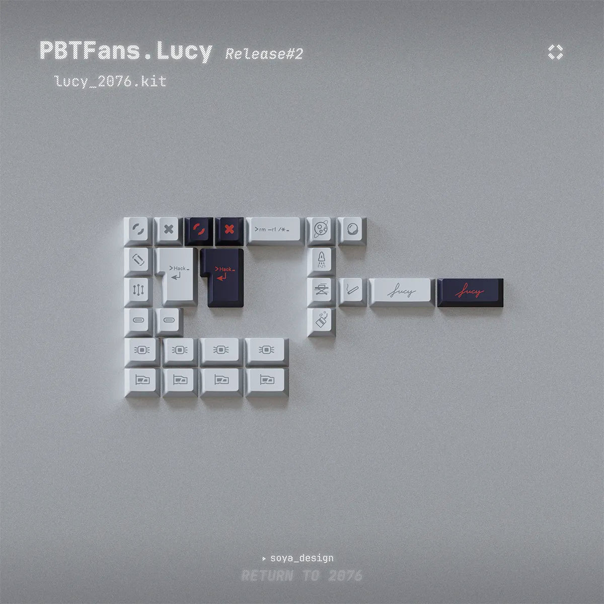 PBTfans Lucy R2 Keycap Set - Divinikey