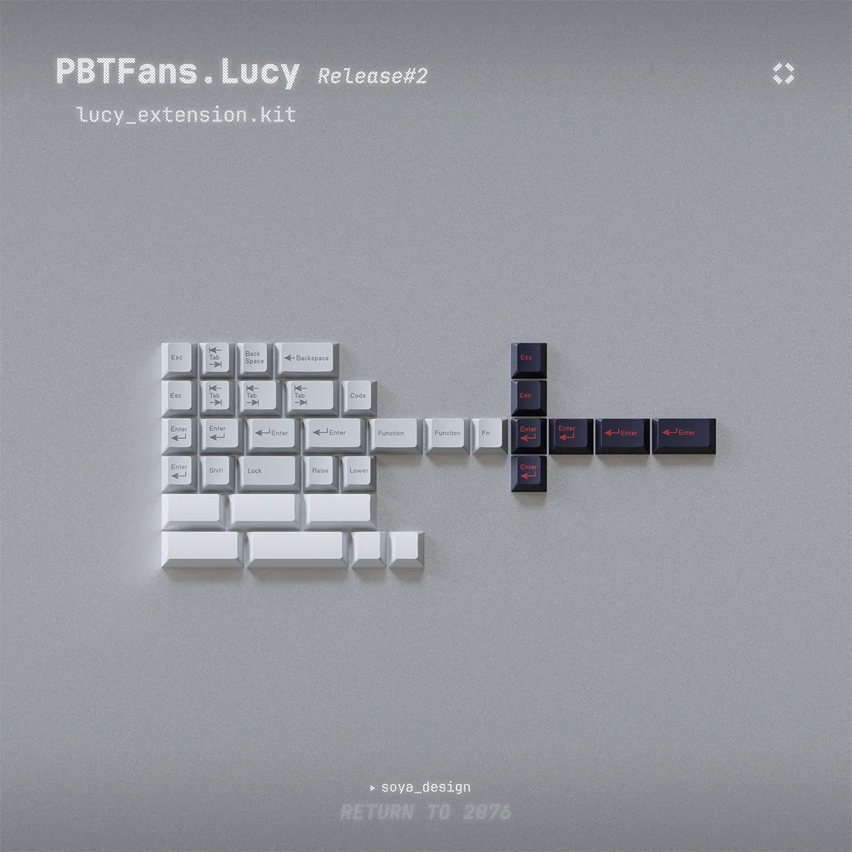 PBTfans Lucy R2 Keycap Set - Divinikey