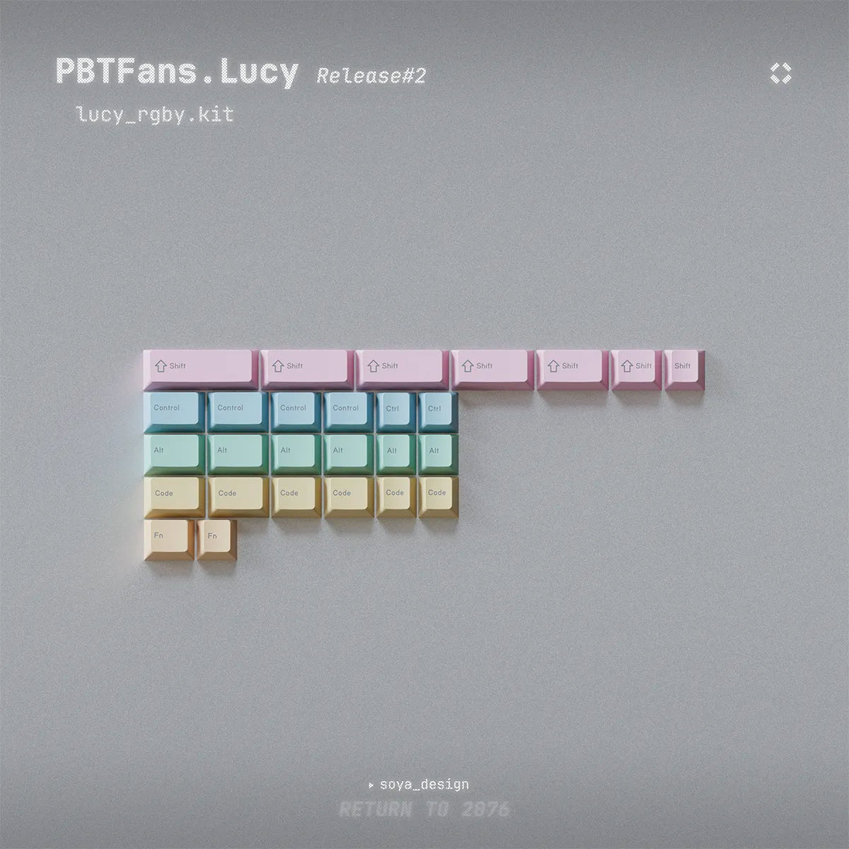 PBTfans Lucy R2 Keycap Set - Divinikey