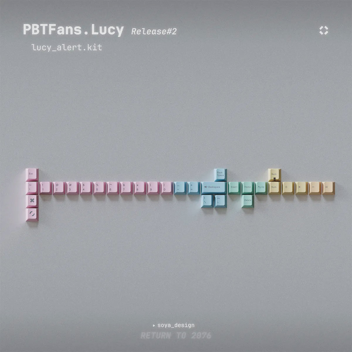 PBTfans Lucy R2 Keycap Set - Divinikey