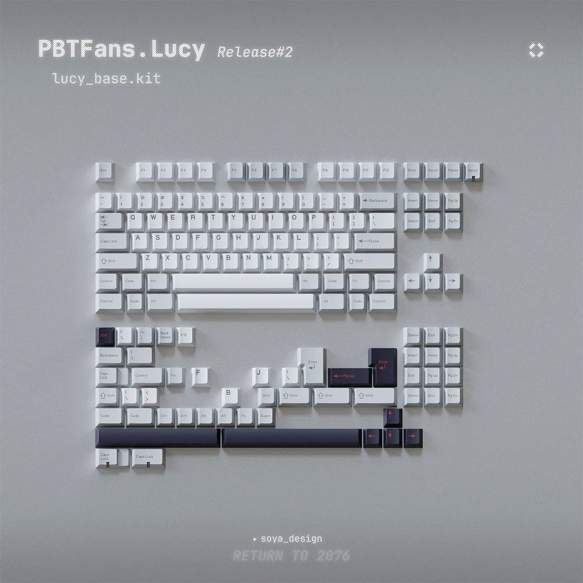 PBTfans Lucy R2 Keycap Set - Divinikey