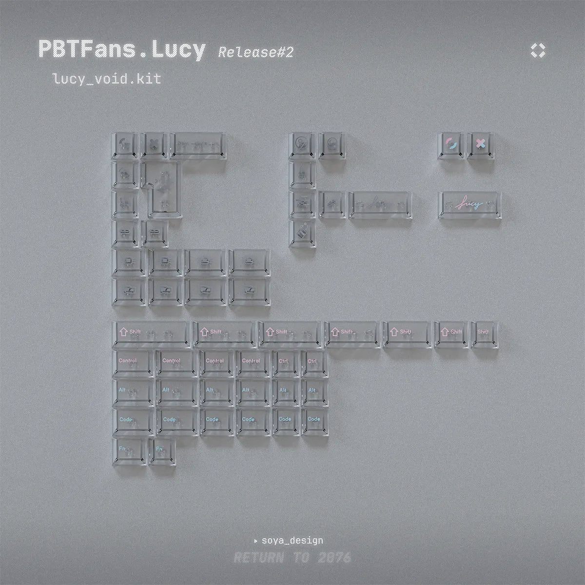 PBTfans Lucy R2 Keycap Set - Divinikey
