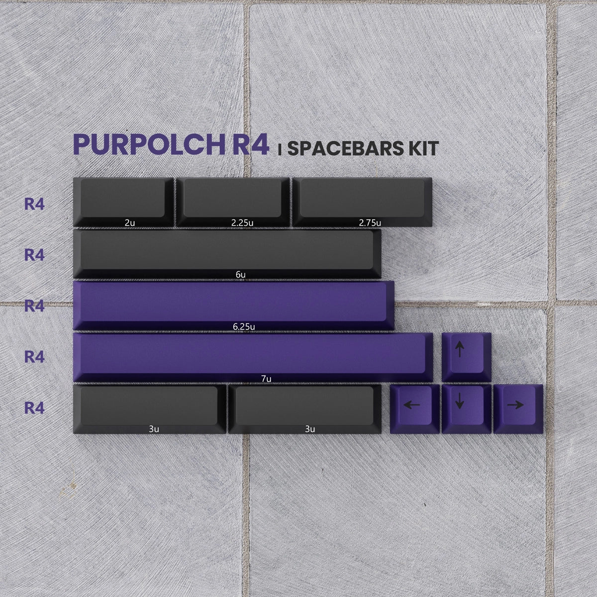 PBTfans Purpolch R3 Keycap Set - Divinikey
