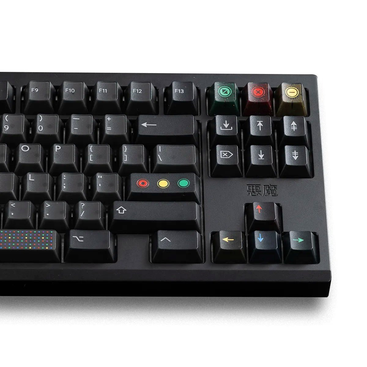 PBTfans Retro Dark Lights R2 Keycaps - Divinikey