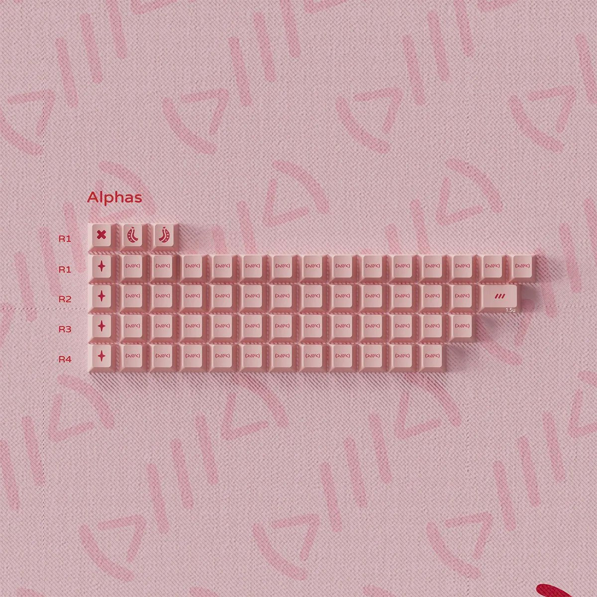 PBTfans Rim R2 Keycaps - Divinikey