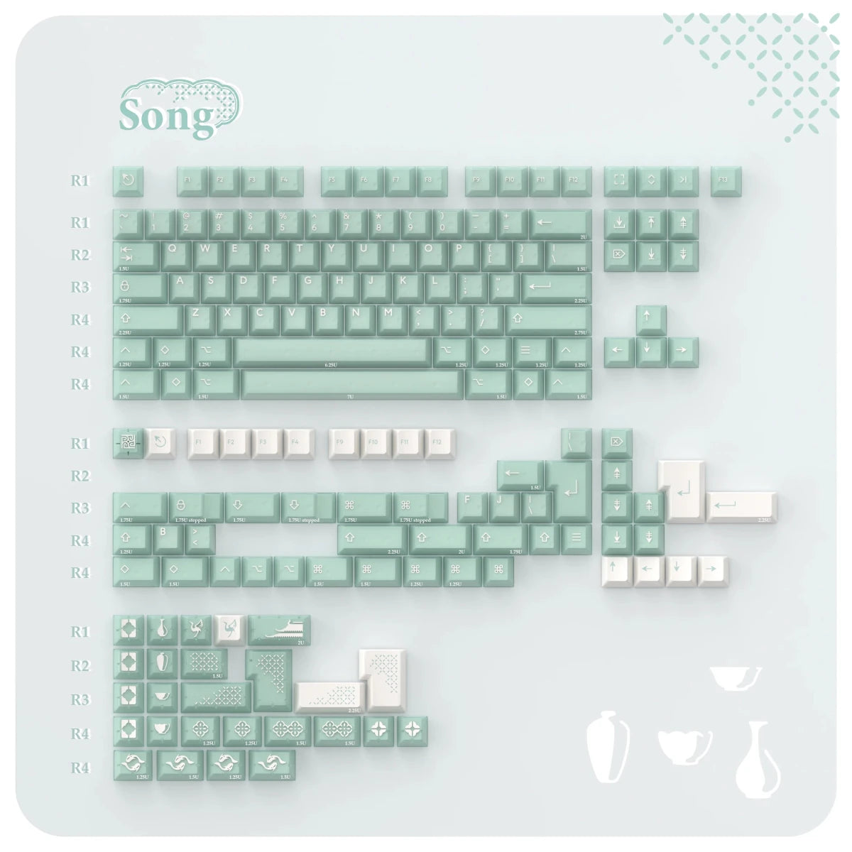 PBTfans Song Keycaps - Divinikey