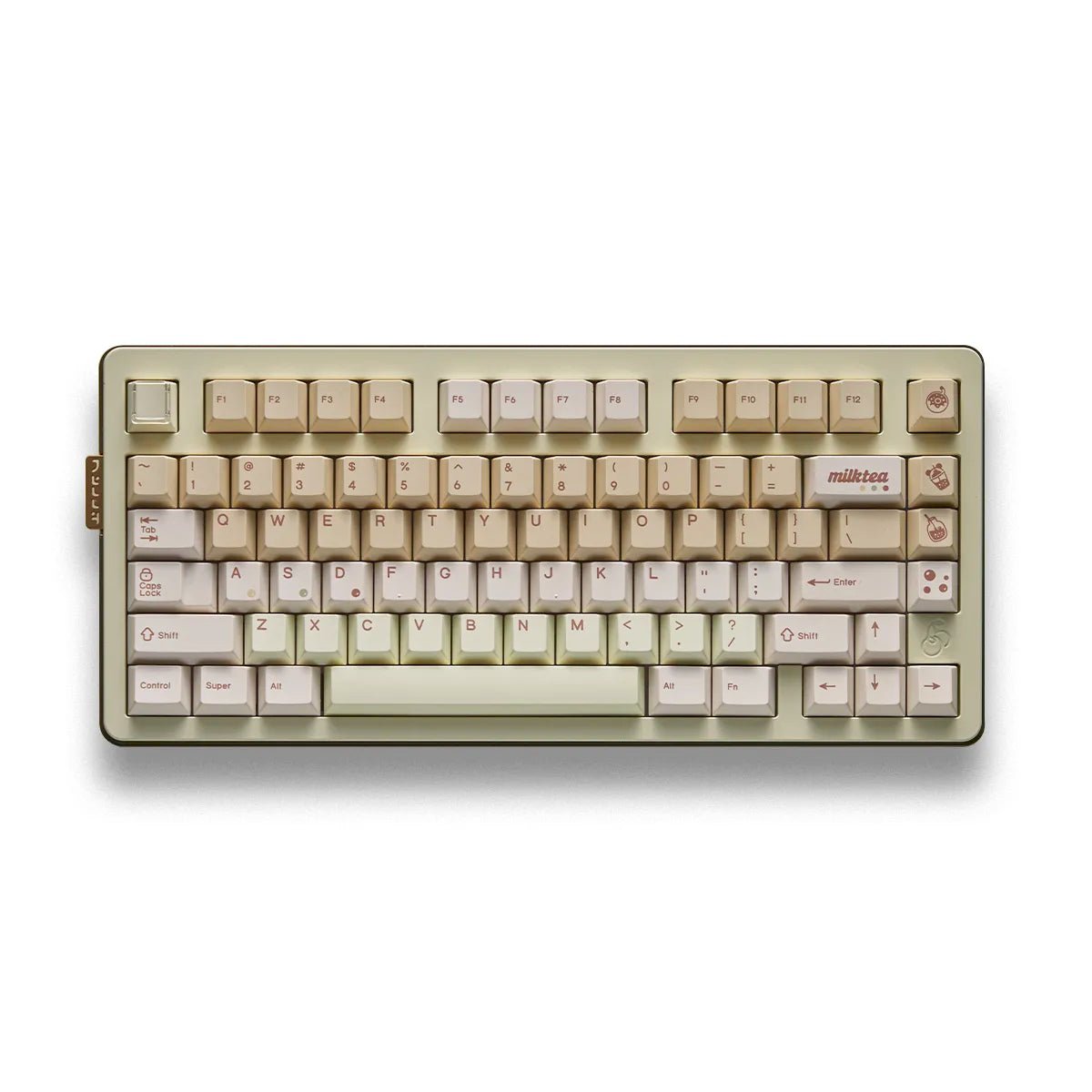 Qwertykeys Pearl Milk Tea Keycaps - Divinikey