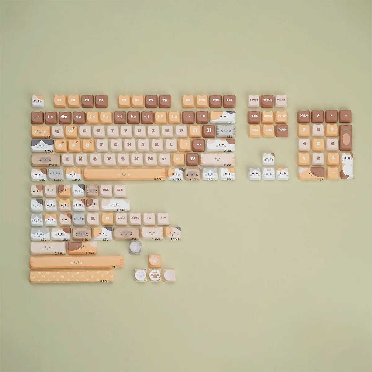 Soulcat MAO Cat Stack Keycap Set - Divinikey