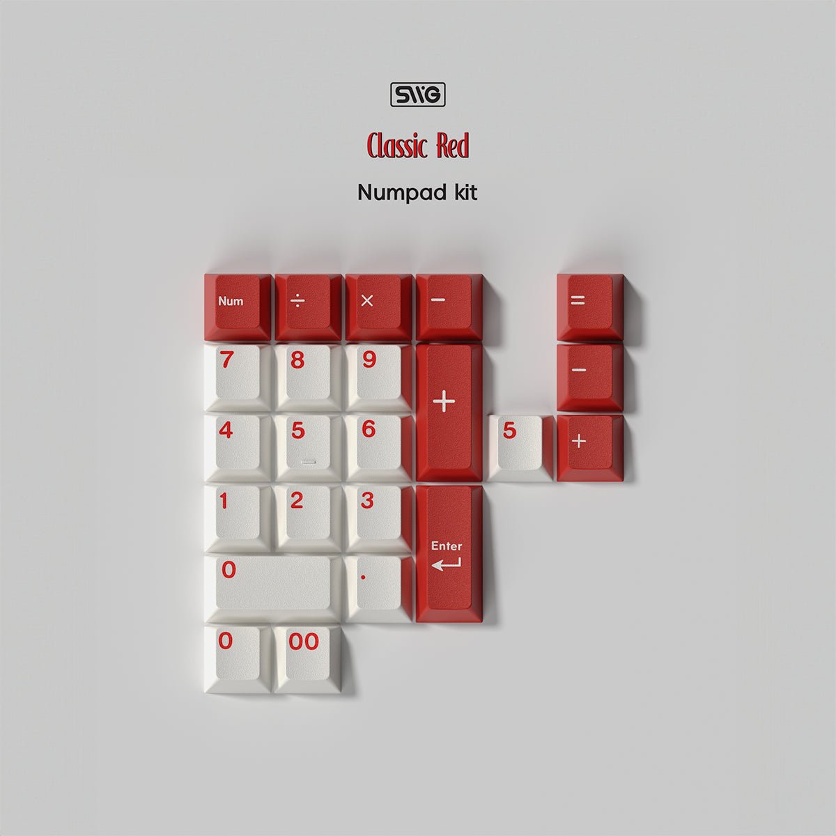 SWG Classic Red Keycaps - Divinikey