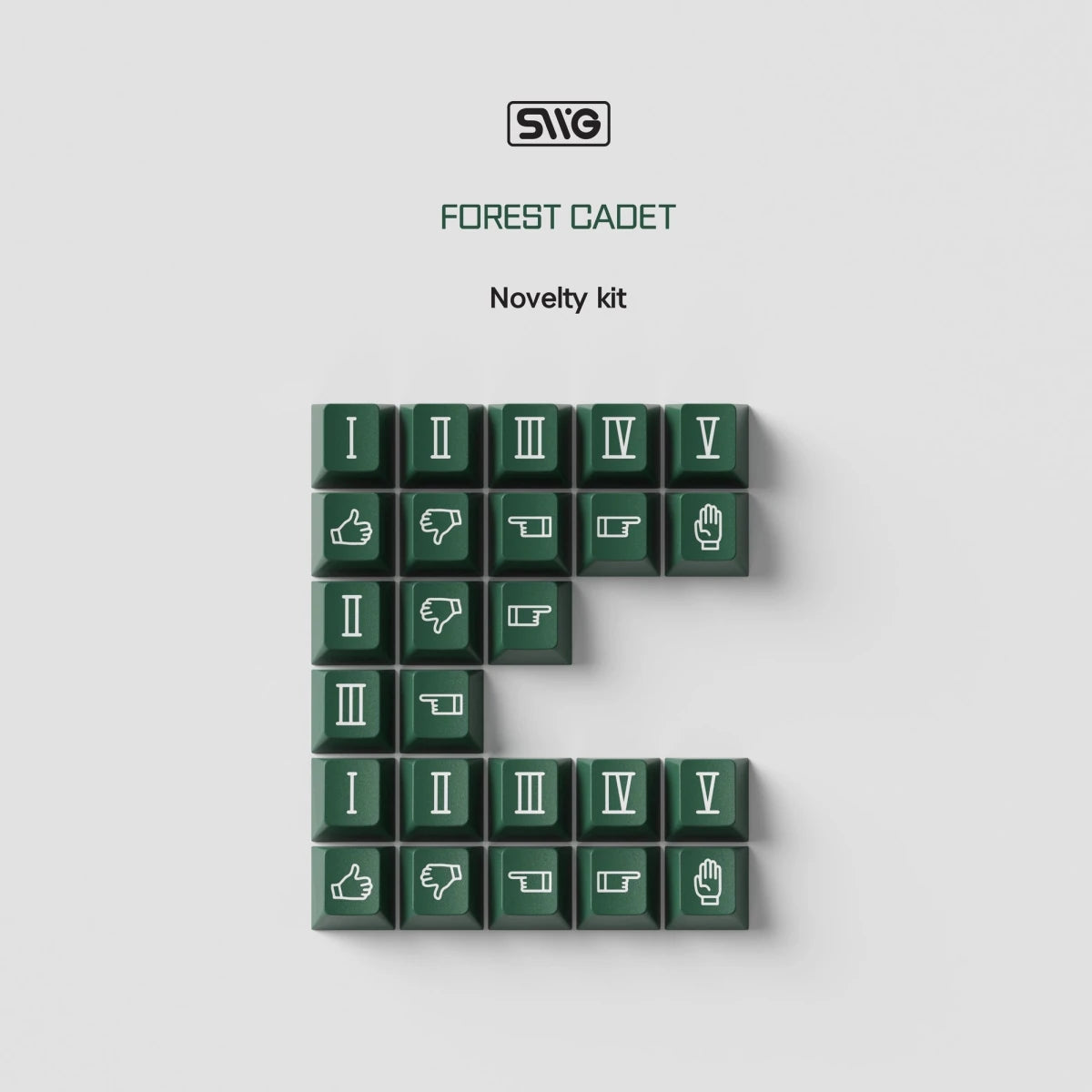 SWG Forest Cadet Keycaps - Divinikey