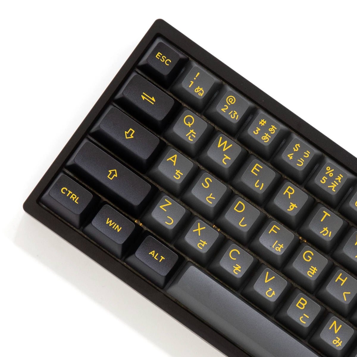 Akko Black & Gold Keycap Set Doubleshot PBT - Divinikey