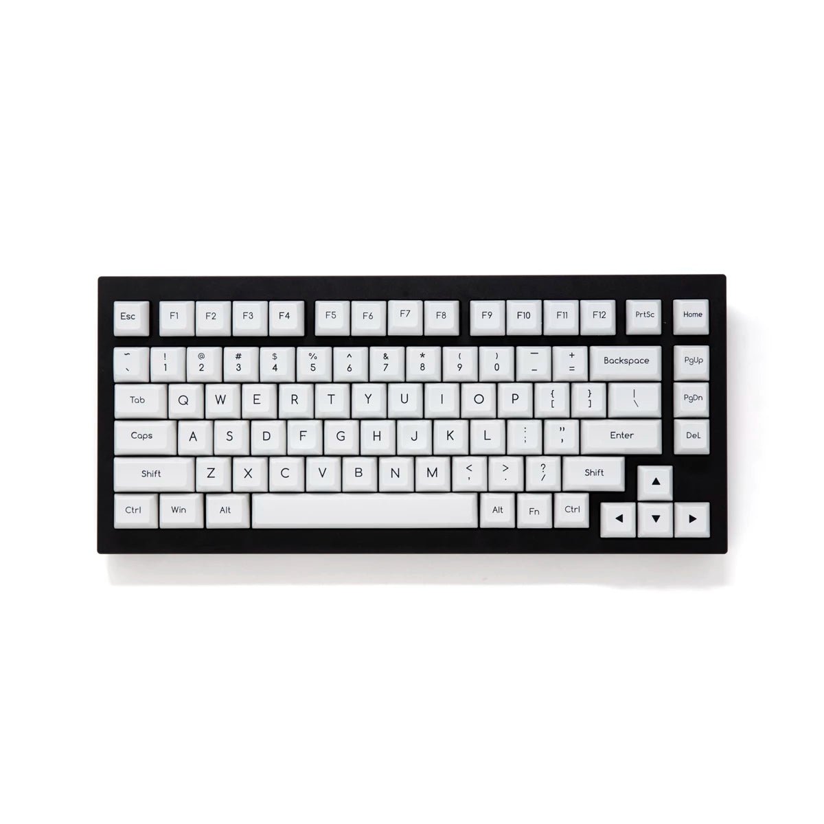 Akko Black on White Keycap Set Doubleshot ABS - Divinikey