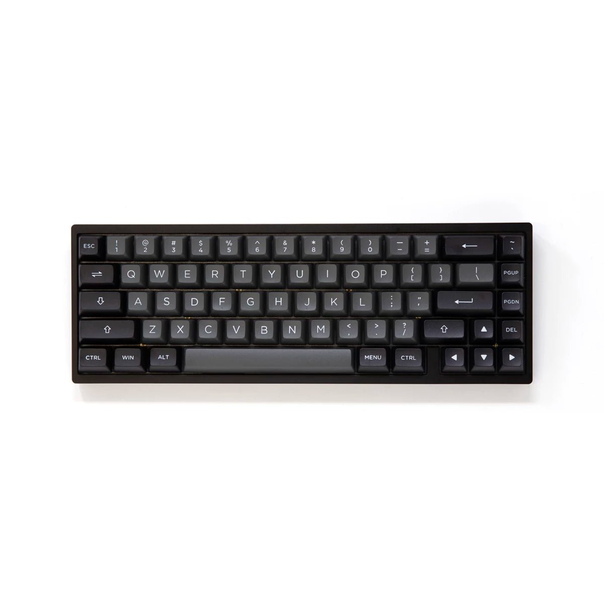 Akko Black & Silver Keycap Set Doubleshot PBT - Divinikey