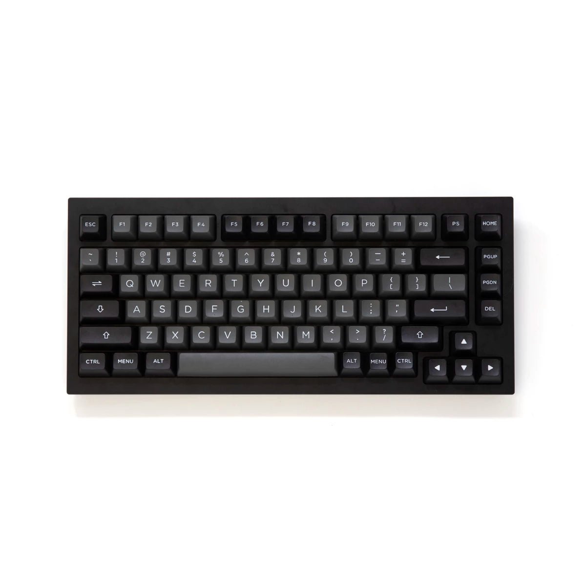 Akko Black & Silver Keycap Set Doubleshot PBT - Divinikey