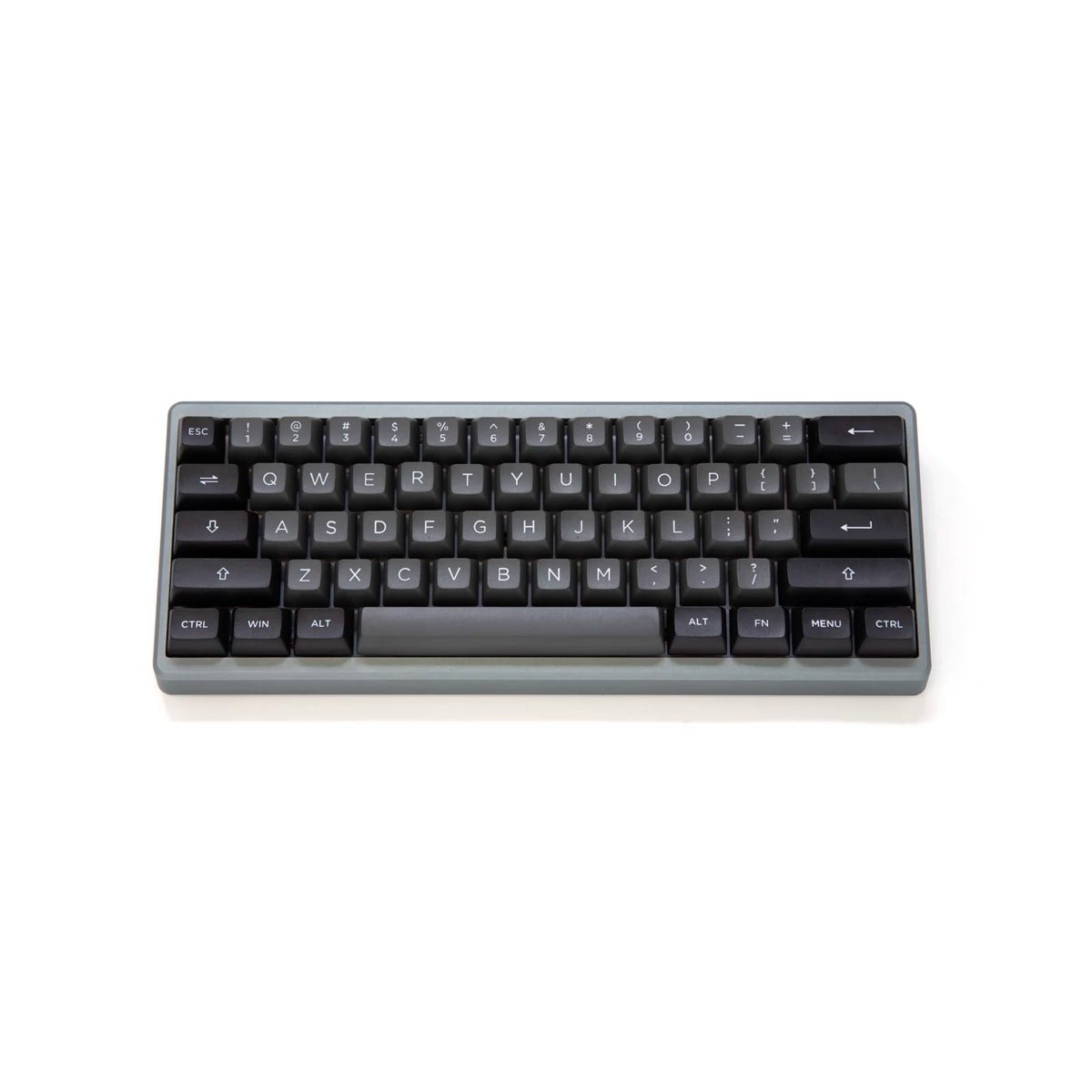 Akko Black & Silver Keycap Set Doubleshot PBT - Divinikey