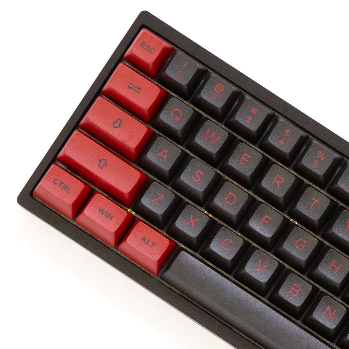 Akko Bred Keycap Set Doubleshot PBT - Divinikey