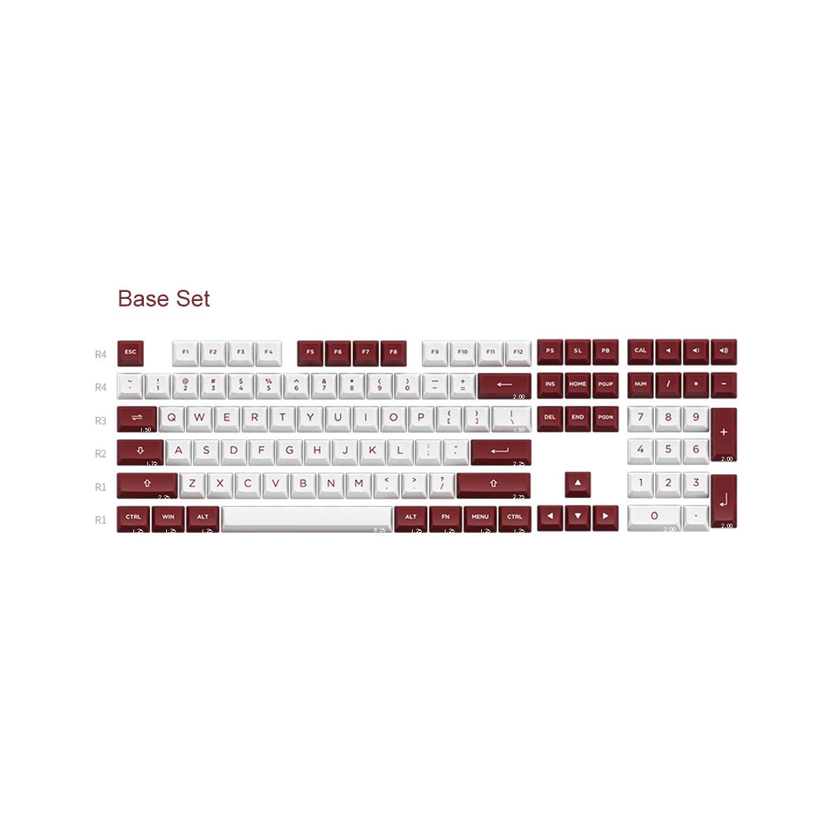 Akko Chicago Keycap Set Doubleshot PBT - Divinikey