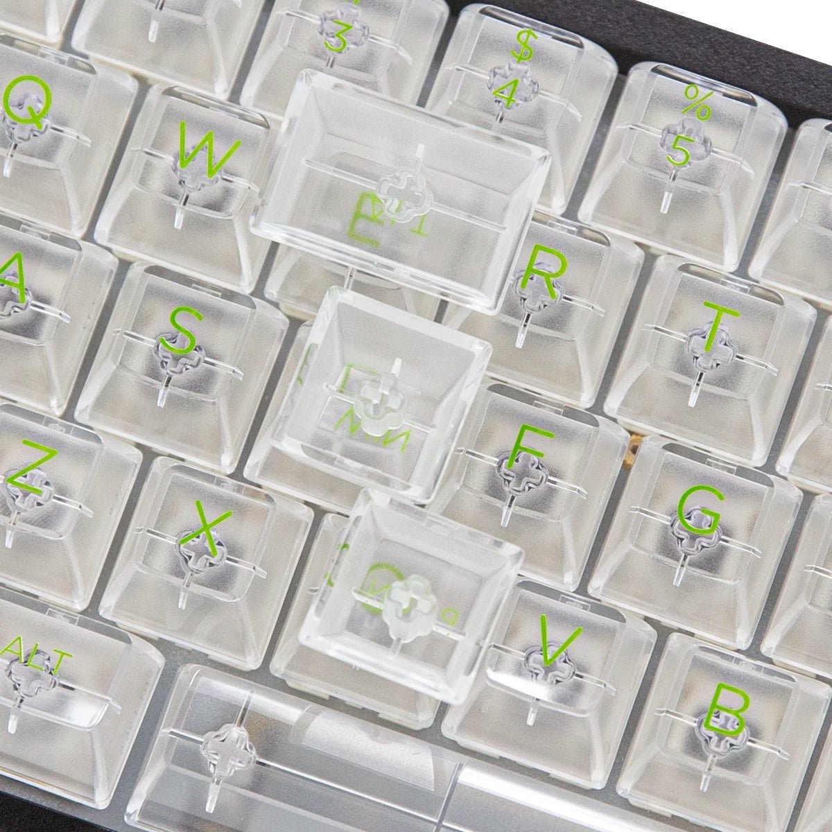Akko Clear Keycap Set UV Polycarbonate - Divinikey