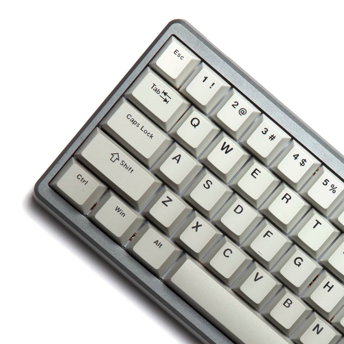 Akko Cool Gray Keycap Set Doubleshot PBT - Divinikey