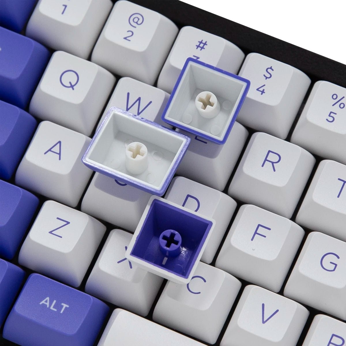 Akko Periwinkle Very Peri Keycap Set Doubleshot PBT - Divinikey