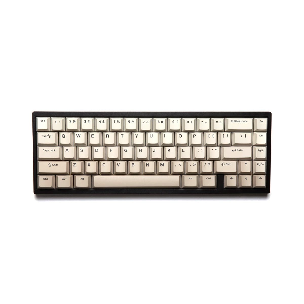 Akko Warm Gray Keycap Set Doubleshot PBT - Divinikey