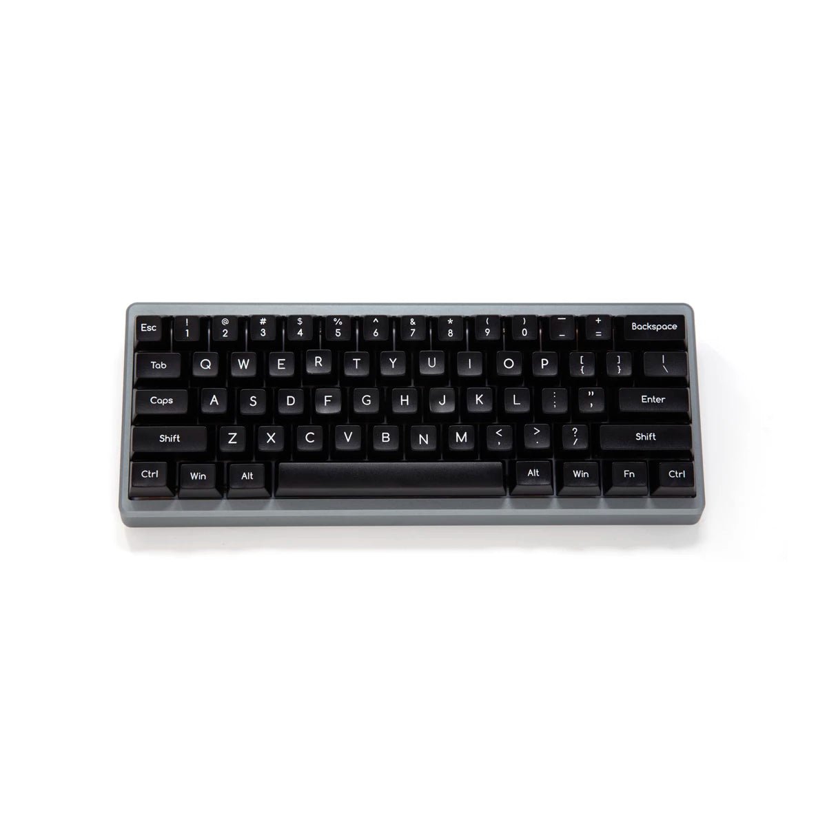 Akko White on Black Keycap Set Doubleshot ABS - Divinikey