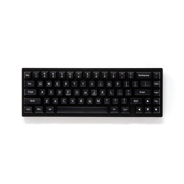 Akko White on Black Keycap Set Doubleshot ABS - Divinikey