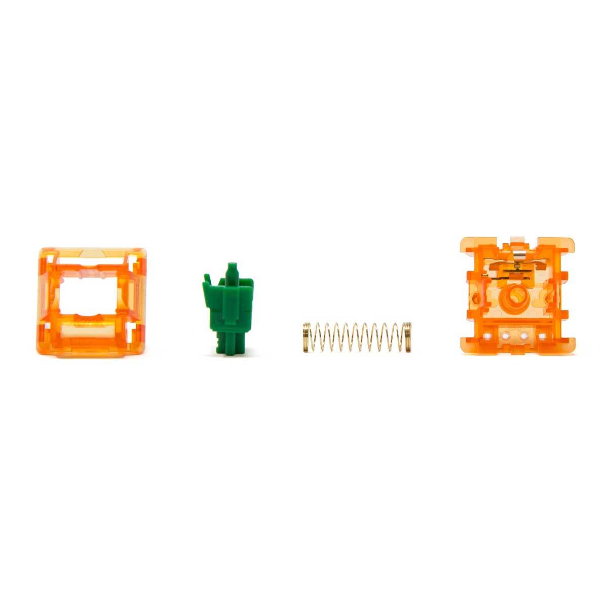 C³Equalz X TKC Tangerine Linear Switches - Divinikey