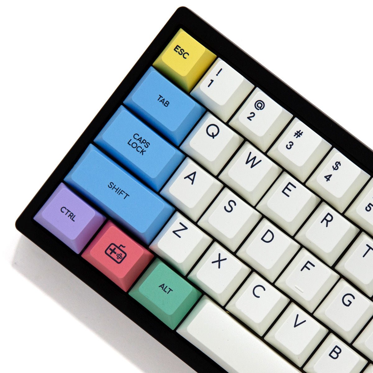 Chalk Keycap Set Dye-Sub PBT - Divinikey