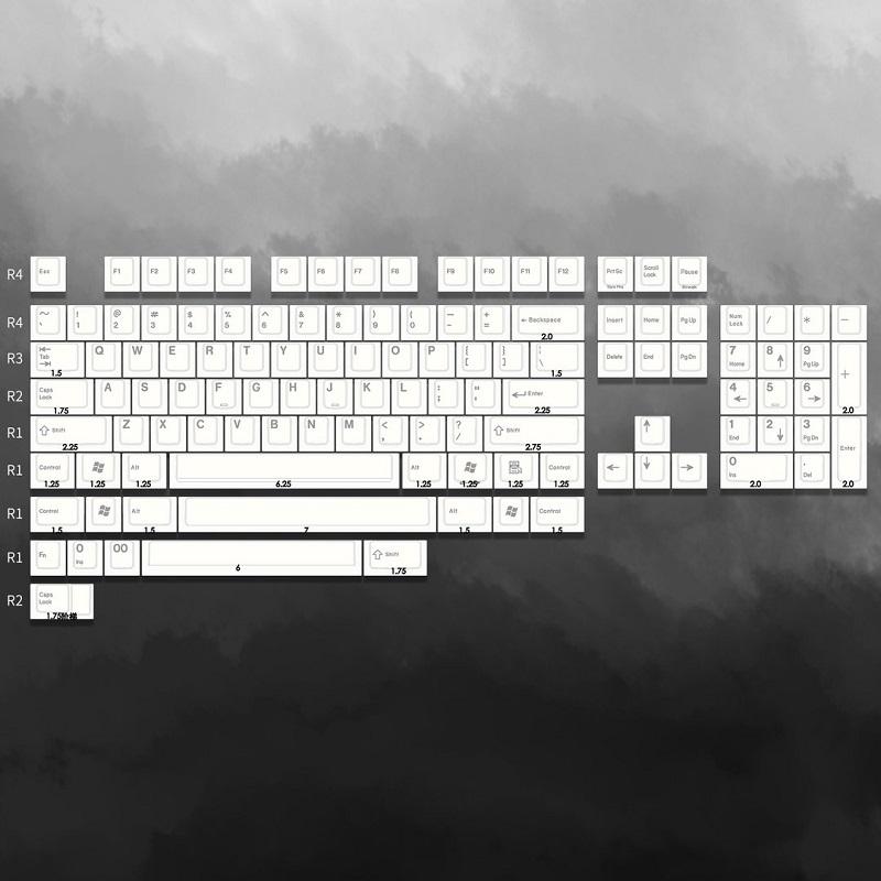 EnjoyPBT GOW Keycap Set Dye-Sub PBT - Divinikey