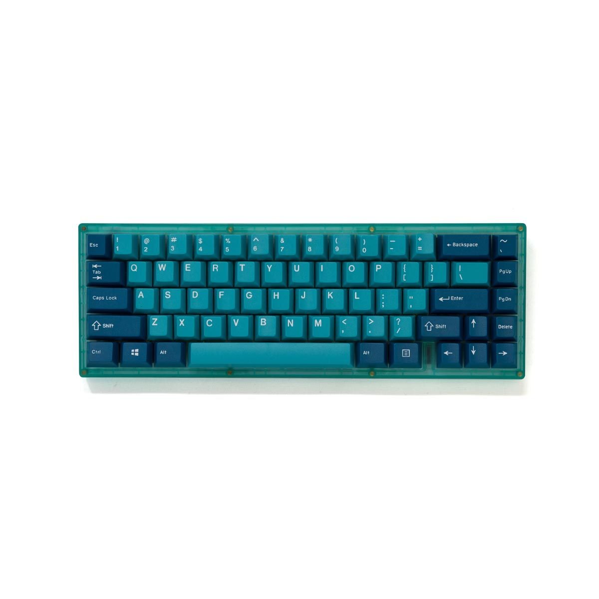 EnjoyPBT Aquamarine Keycap Set Doubleshot ABS - Divinikey