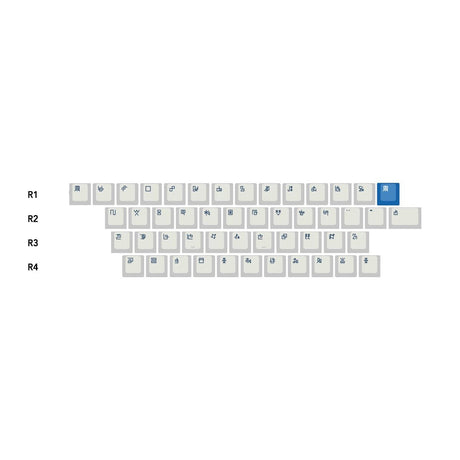 EnjoyPBT Divine Plan Keycap Set Dye-Sub PBT - Divinikey