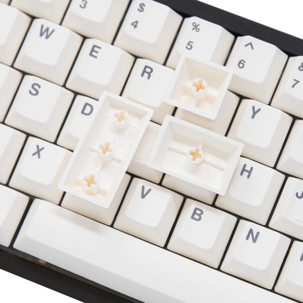 EnjoyPBT Grey on White Keycap Set Dye-Sub PBT - Divinikey