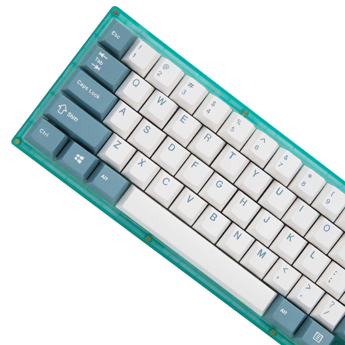 EnjoyPBT Teal Keycap Set Doubleshot ABS - Divinikey