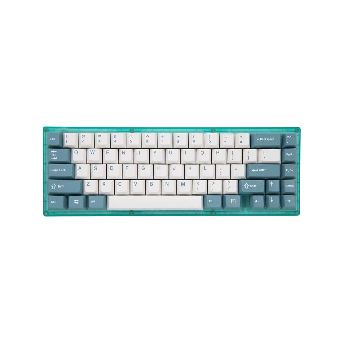 EnjoyPBT Teal Keycap Set Doubleshot ABS - Divinikey