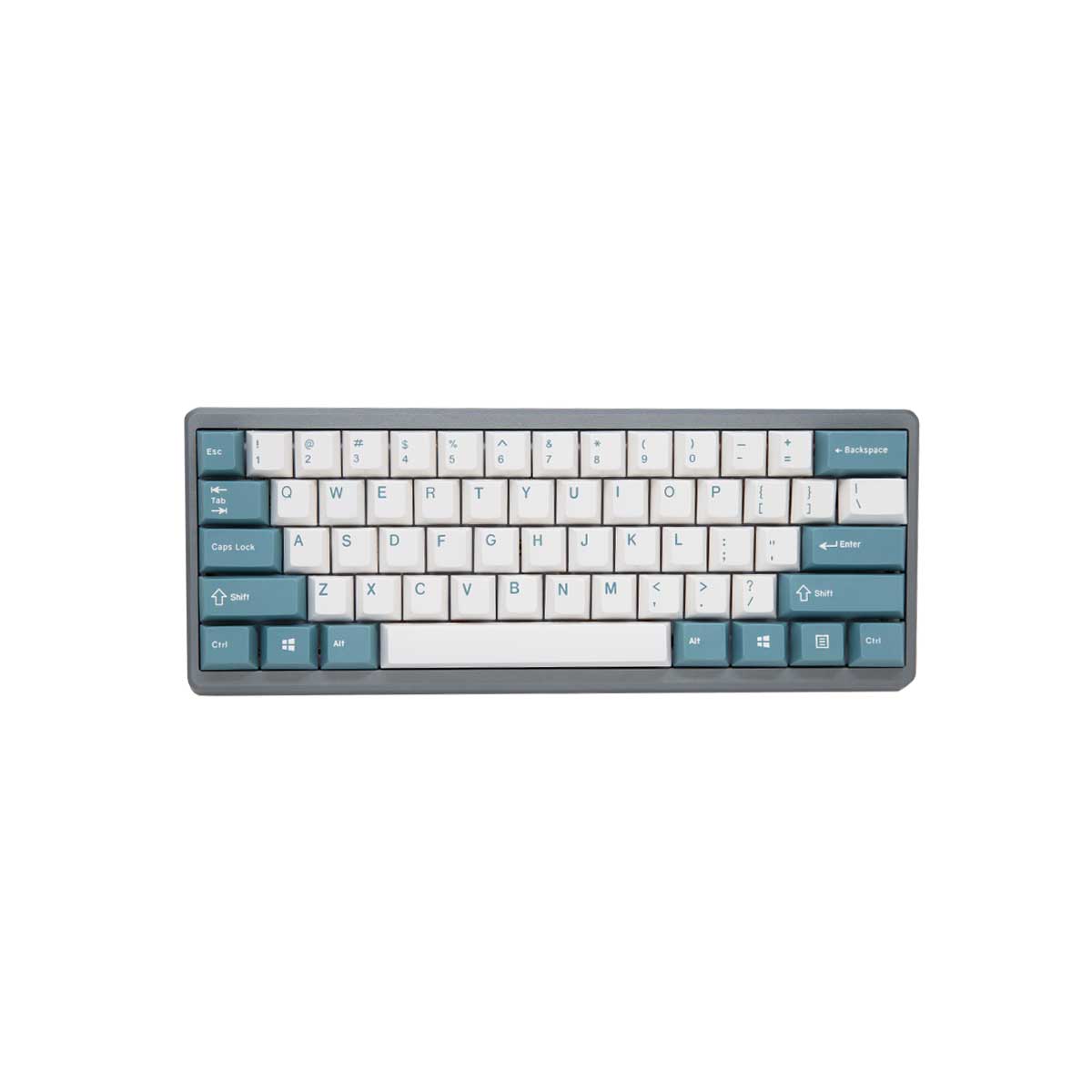 EnjoyPBT Teal Keycap Set Doubleshot ABS - Divinikey