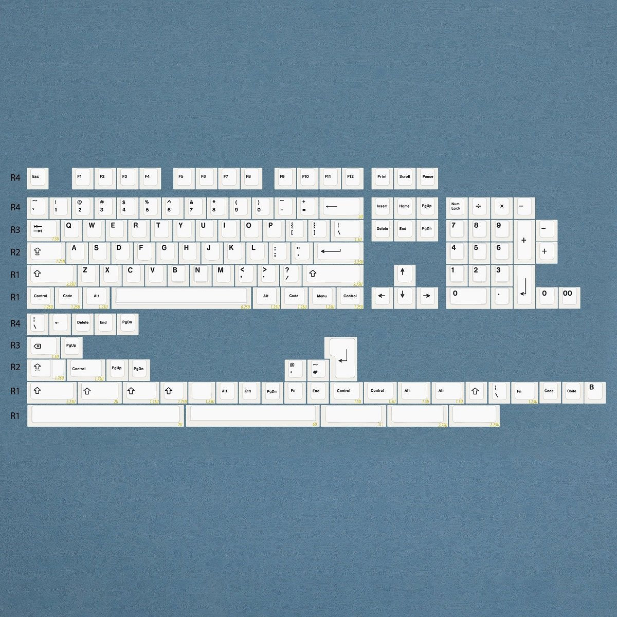EnjoyPBT x GOK BOW R2 Keycap Set Dye-Sub PBT - Divinikey
