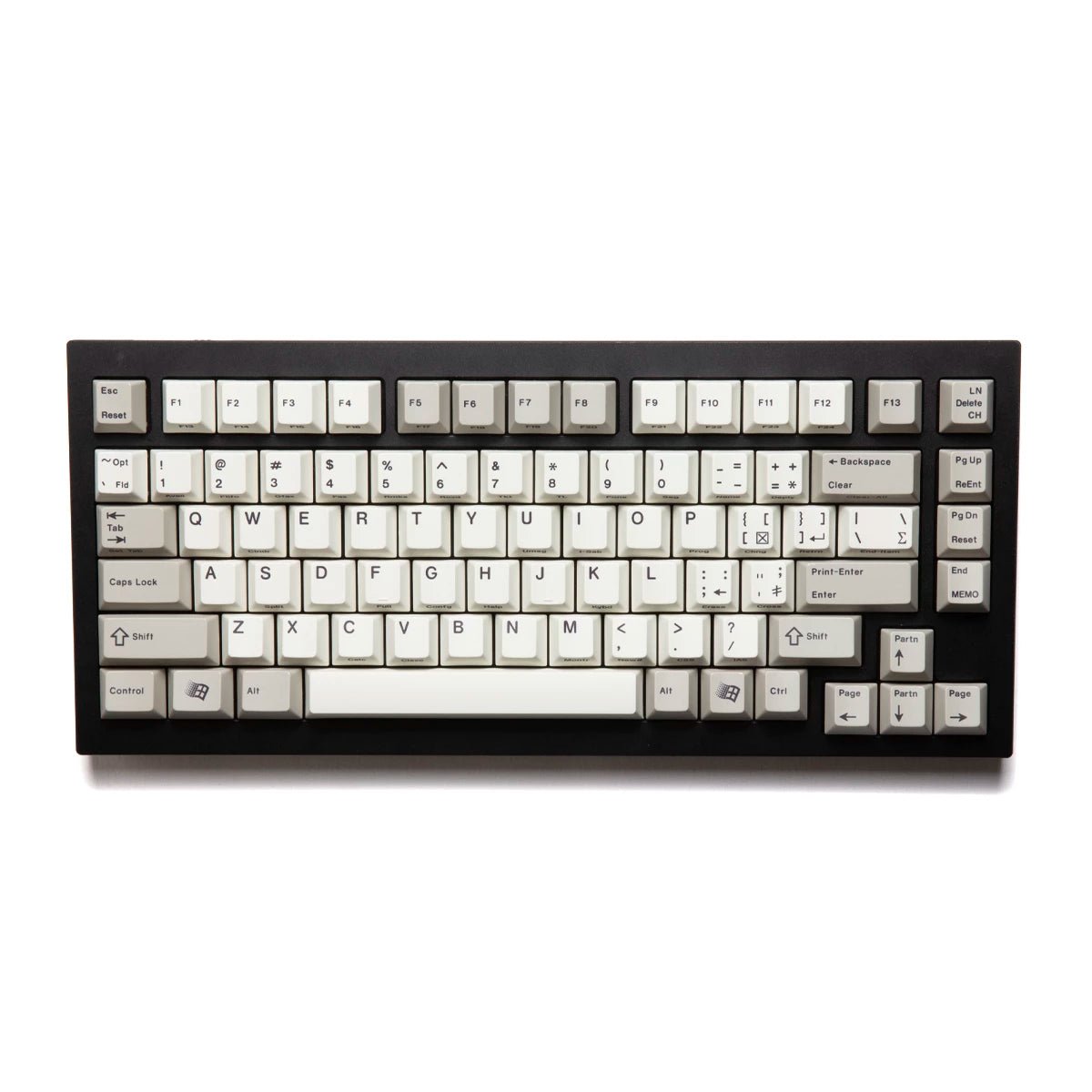 JC Studio Desko Black Keycap Set Dye-Sub PBT - Divinikey