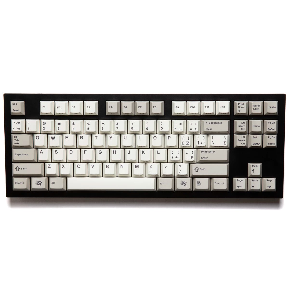 JC Studio Desko Black Keycap Set Dye-Sub PBT - Divinikey