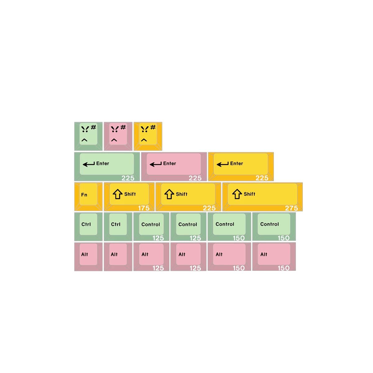 JC Studio Mint Keycap Extension Kit - Divinikey