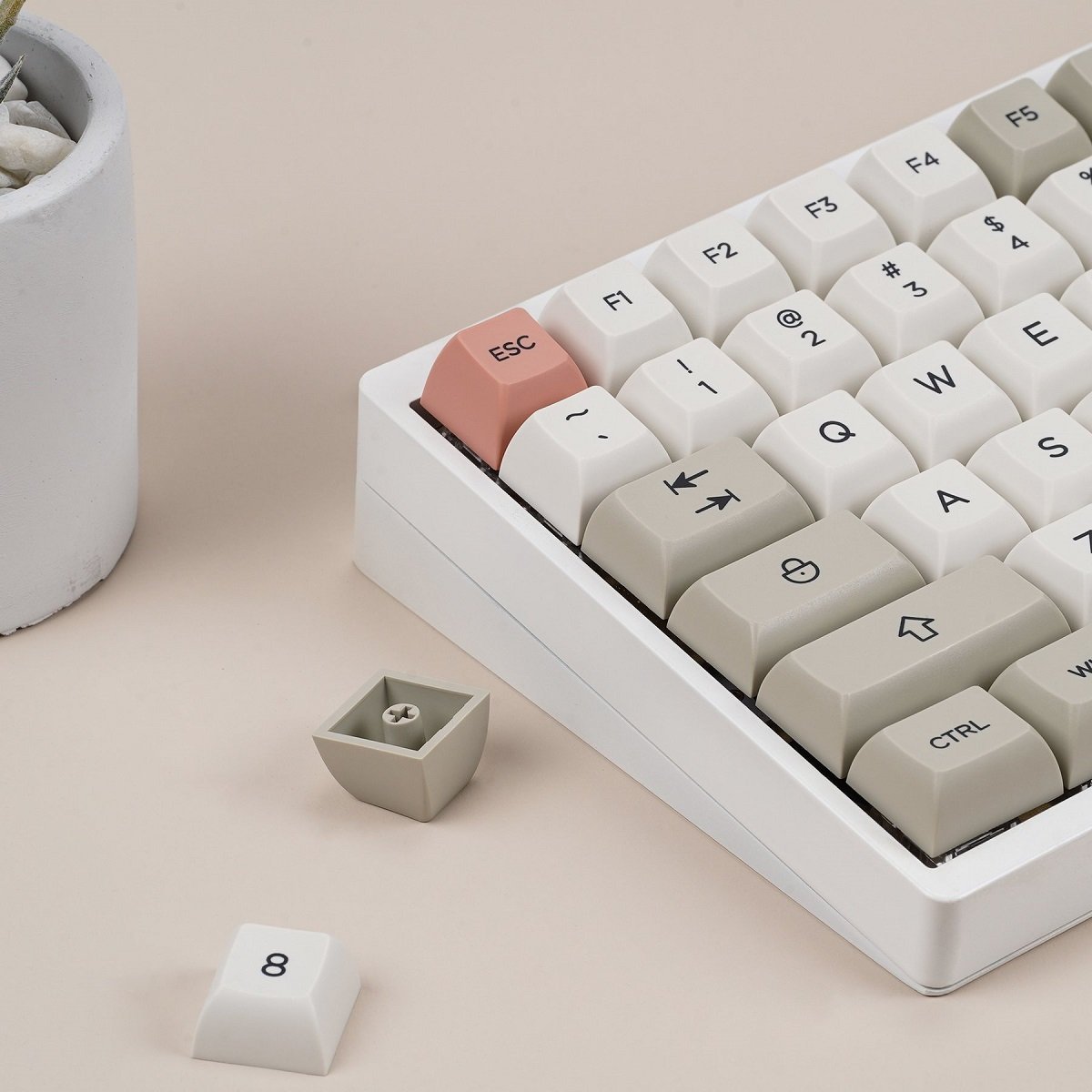 KAT 9009 Keycap Set Dye-Sub PBT - Divinikey